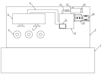 A blanking cooling system for a printing machine