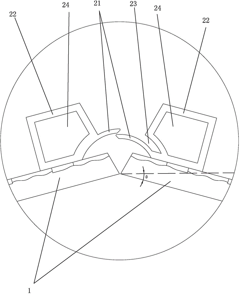 Light-shading type LED screen