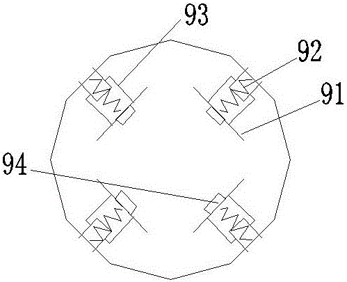 A drilling device with a drilling template that can float up and down