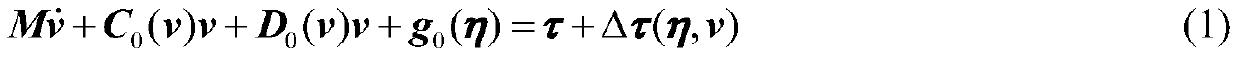 Ship path tracking control method for uncertain systems