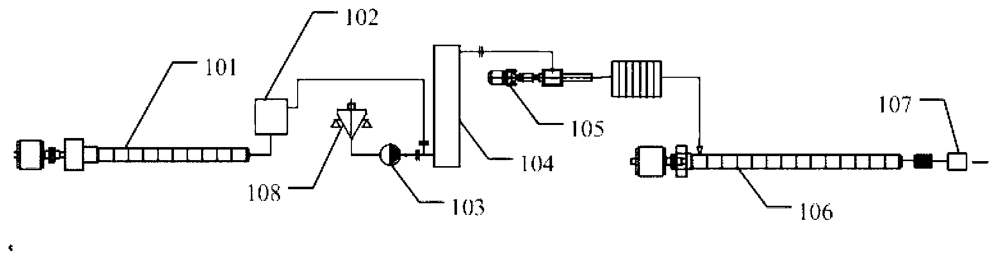 Continuous production method and device of acidic and neutral transparent sealing silicone adhesive