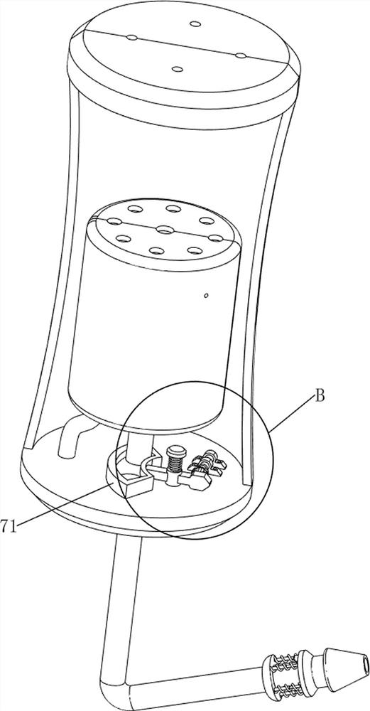 Postoperative nasal cavity flushing equipment for otolaryngology department