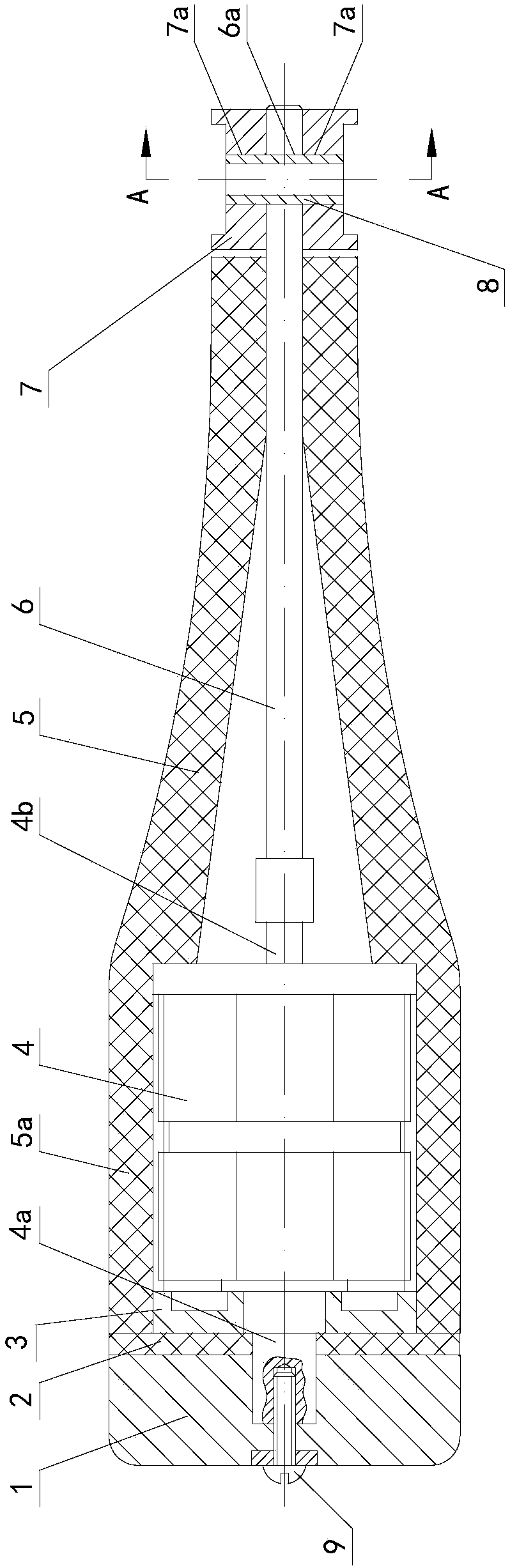 Fine tuning peg for huqin-class musical instrument