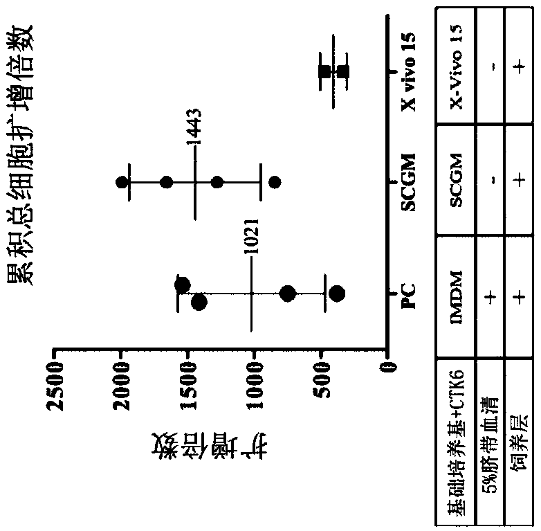 Serum-free medium and method for amplifying hematopoietic stem cells