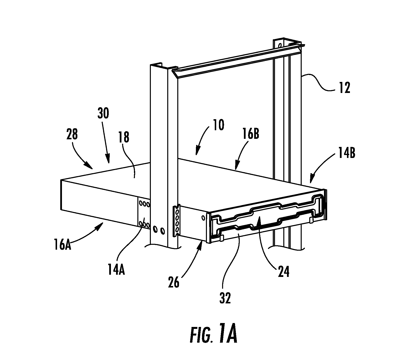 Rack-mountable surge protector housings having translatable surge protector trays for power surge protector accessibility, and related assemblies, methods, and base station equipment