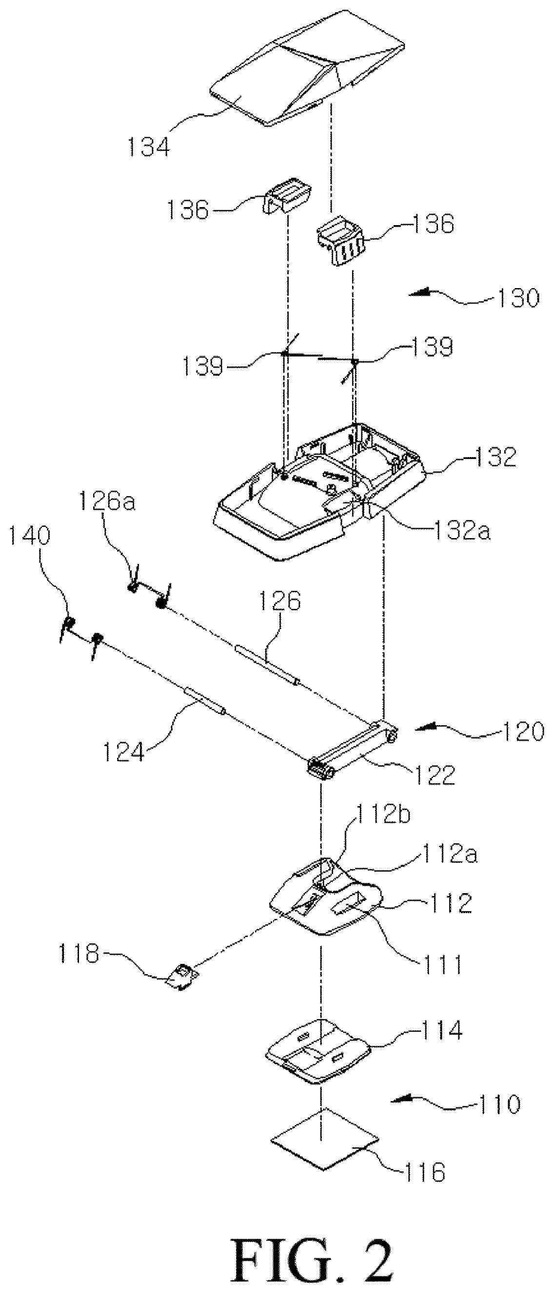 Holder combined with cradle for portable terminal