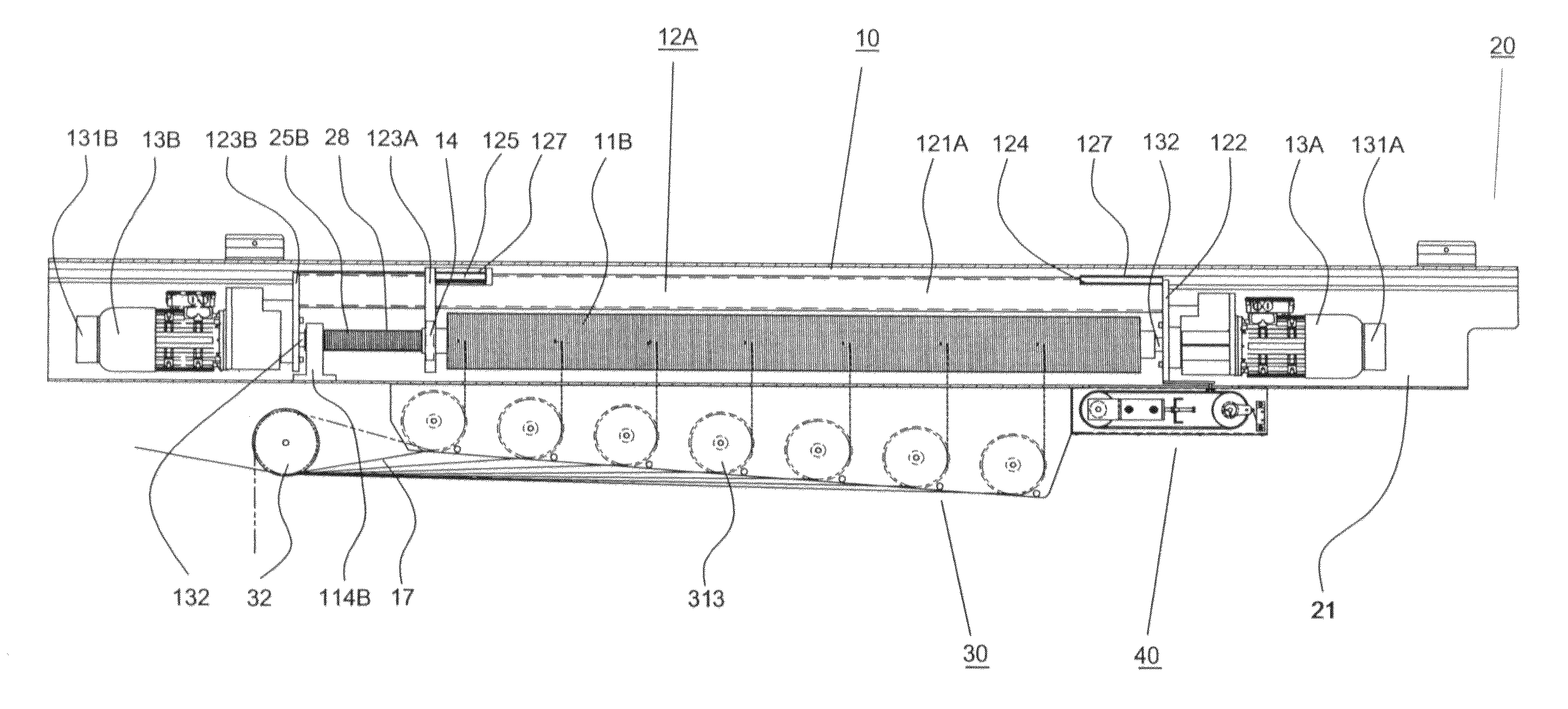 Winch for raising and lowering theatre scenery