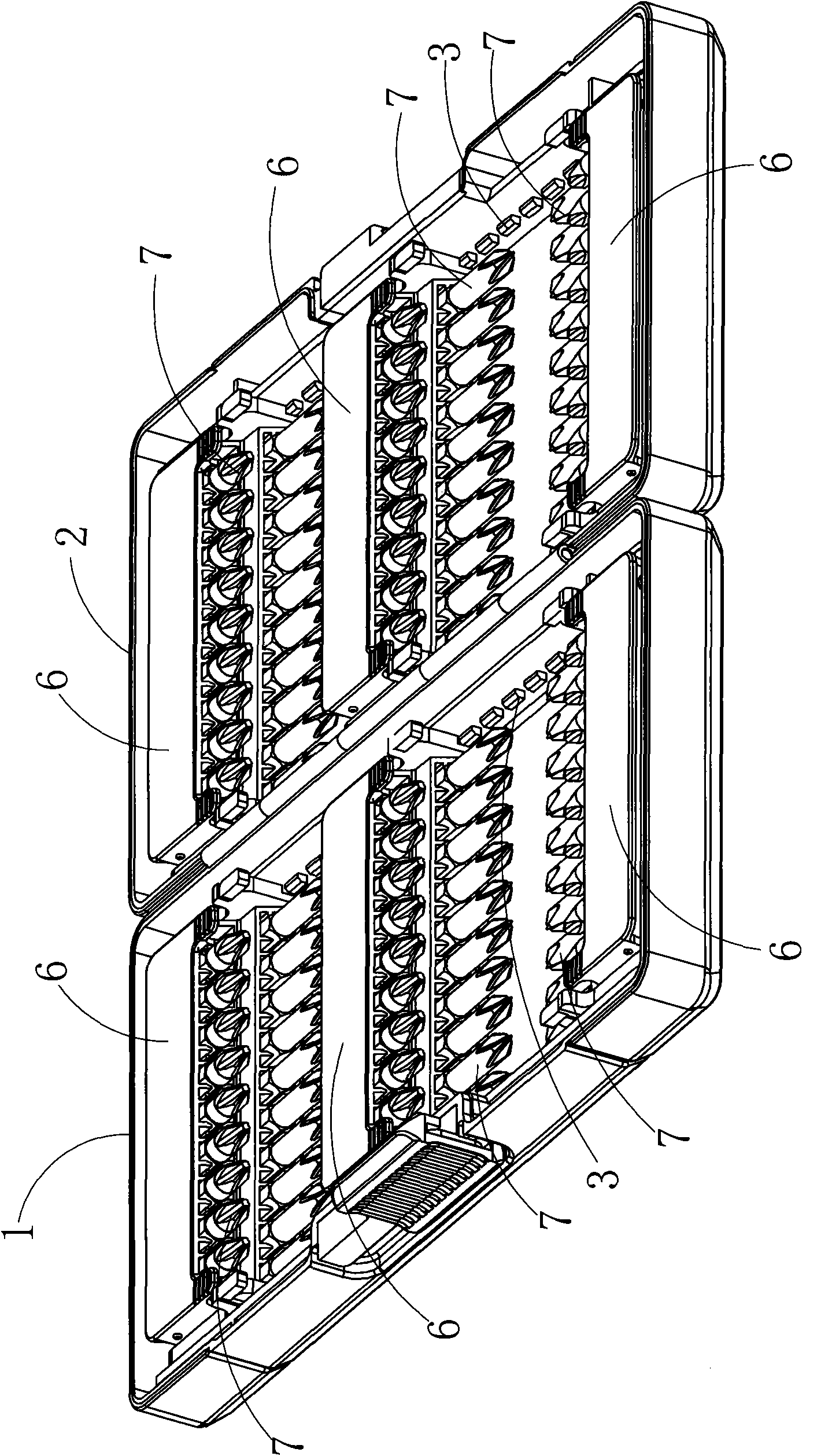 Improved structure of screwdriver box