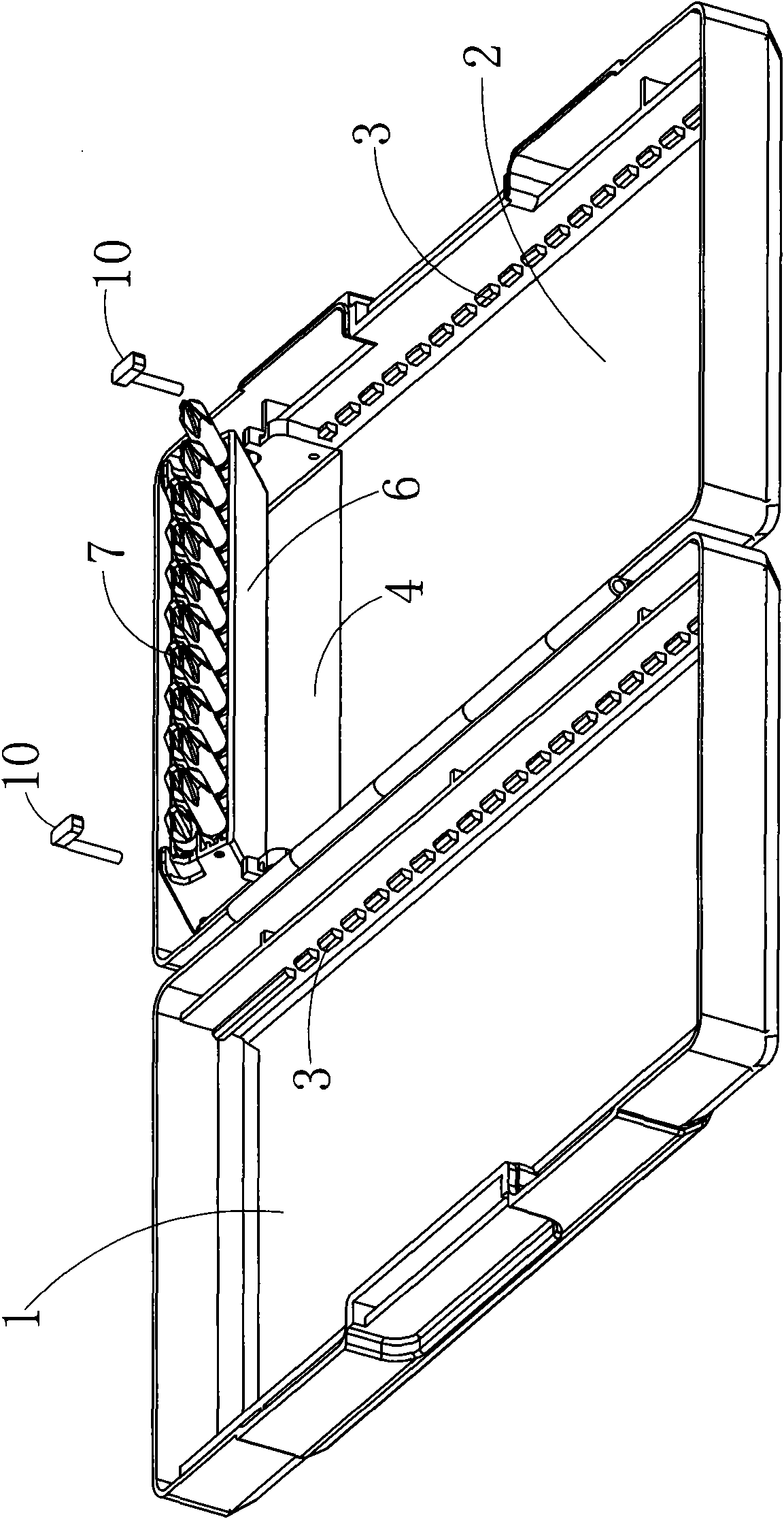 Improved structure of screwdriver box