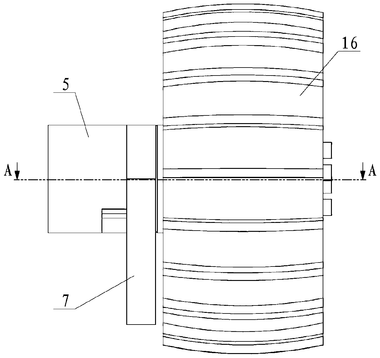 Terrain-adaptive variable-configuration movable eight-wheel detection robot