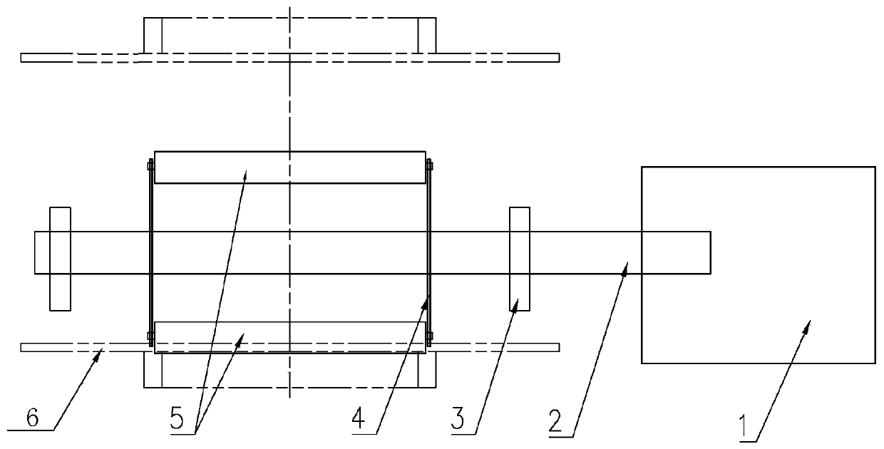 Flapping device for vertical wavy flange conveyer