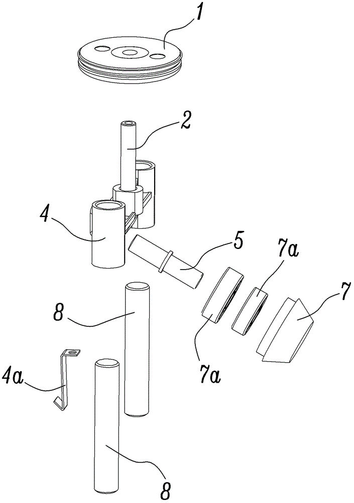 Spin-orbit type reciprocating piston compressor