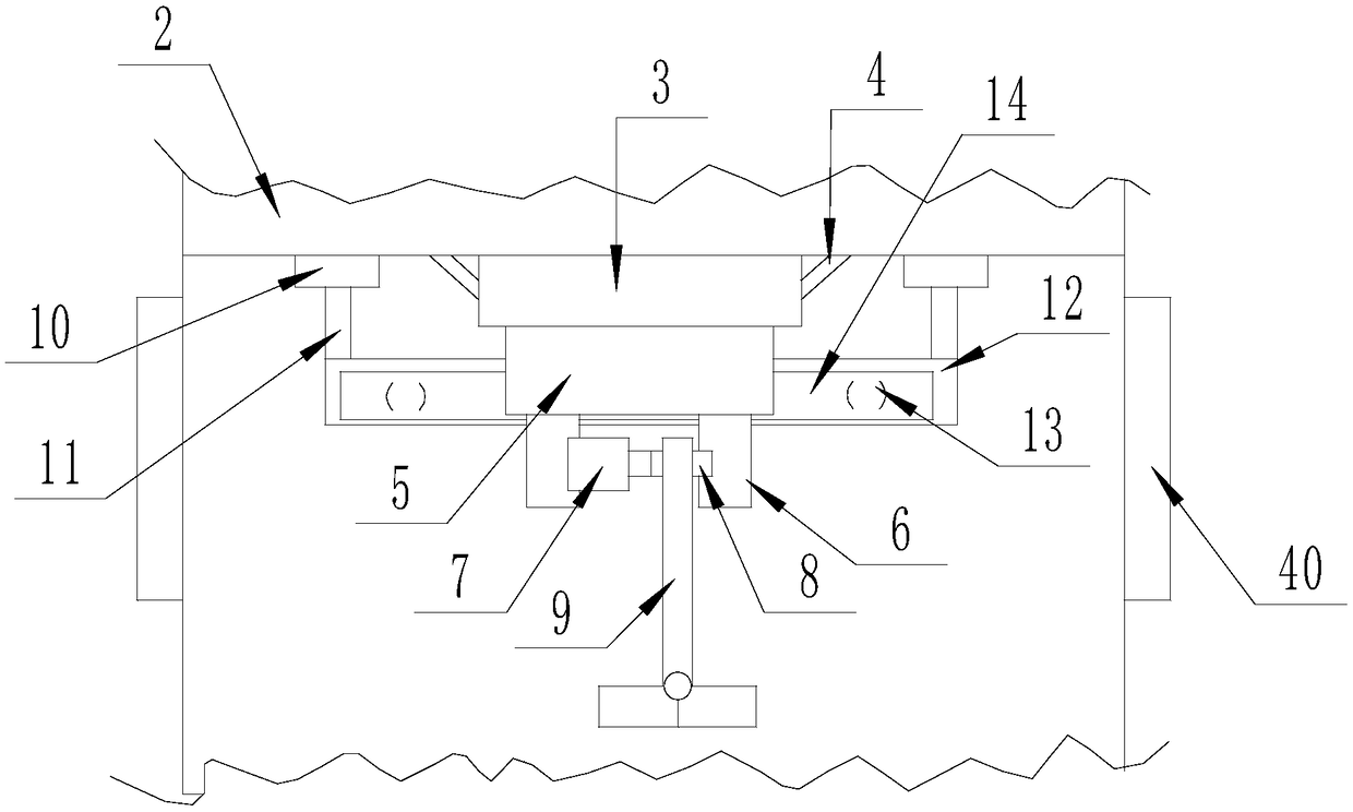 A device for taking steel bars from waste cement blocks