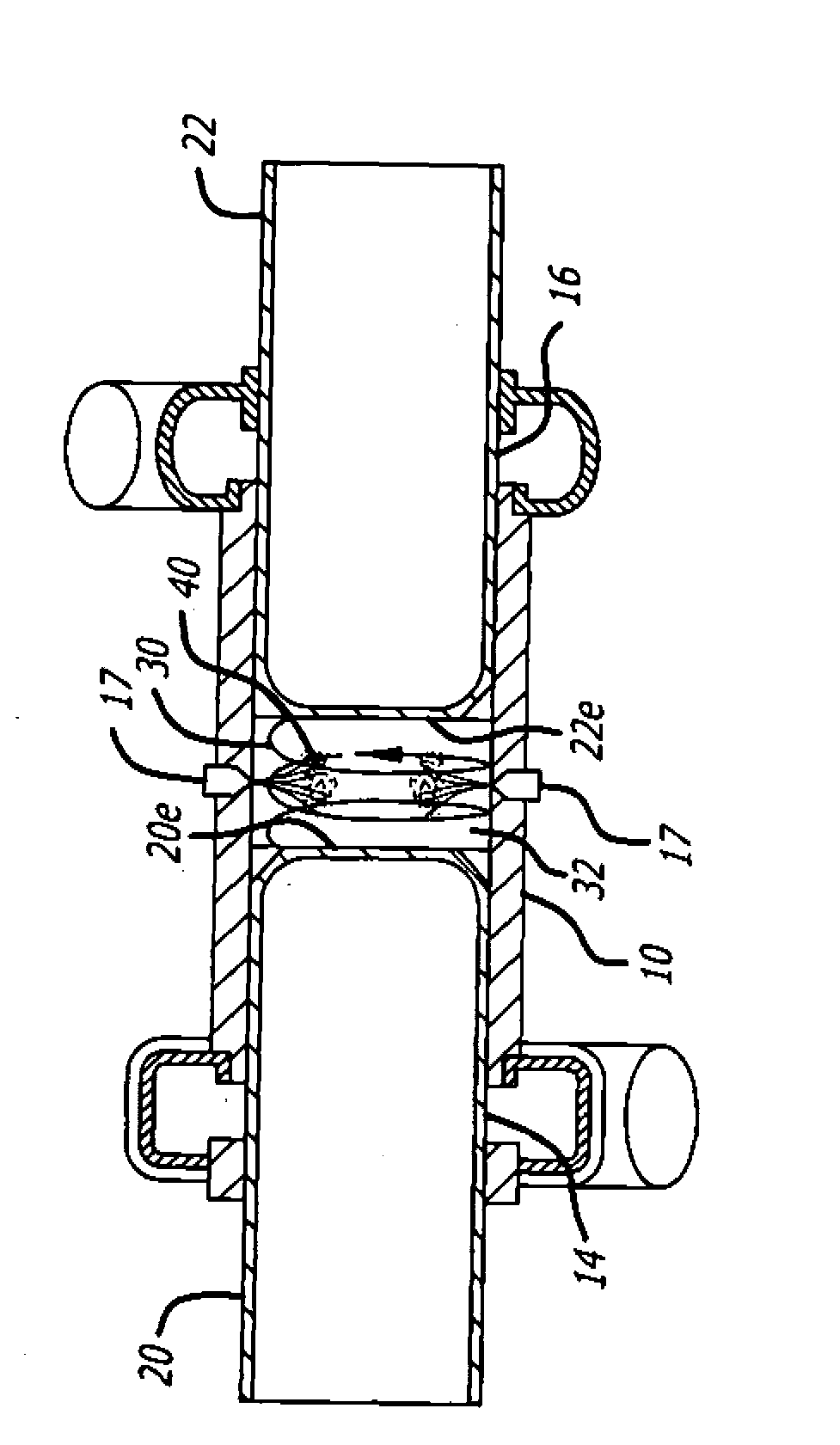 Egr construction for opposed-piston engines