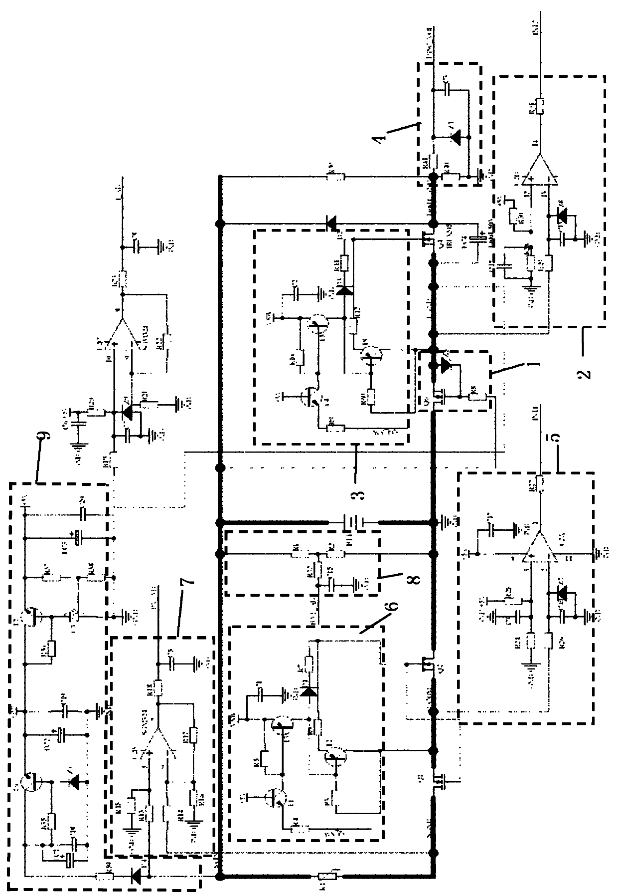 Protection circuit for preventing misoperations and solar power generation system applying same