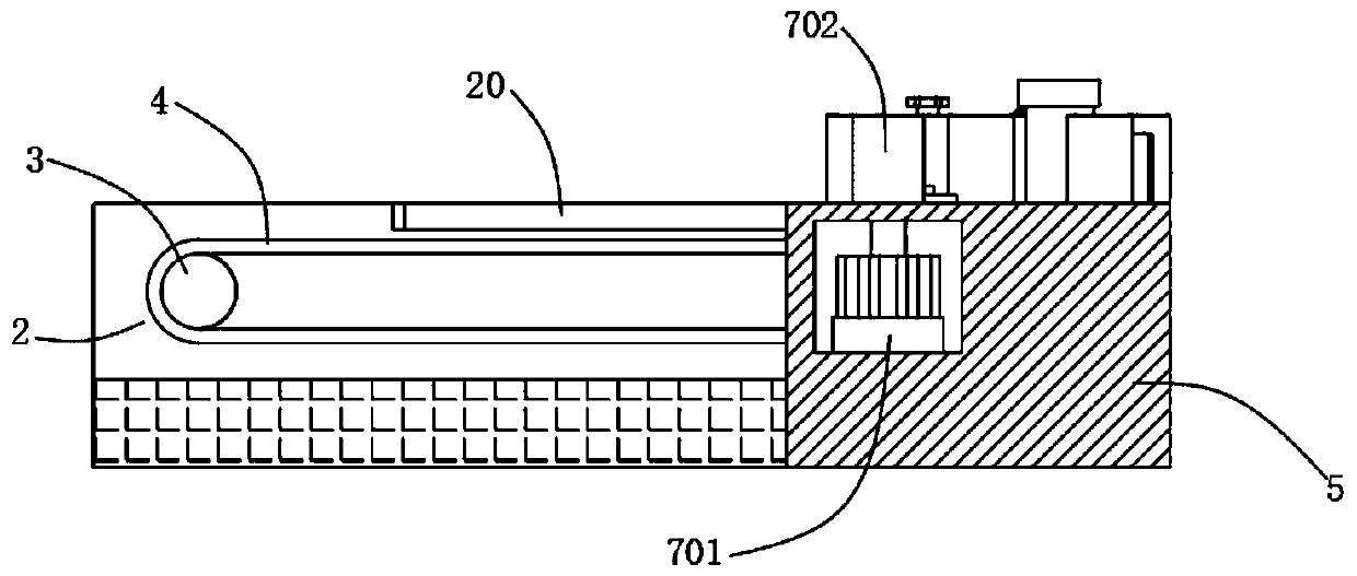 Bubble water toy production conveying device with labeling mechanism