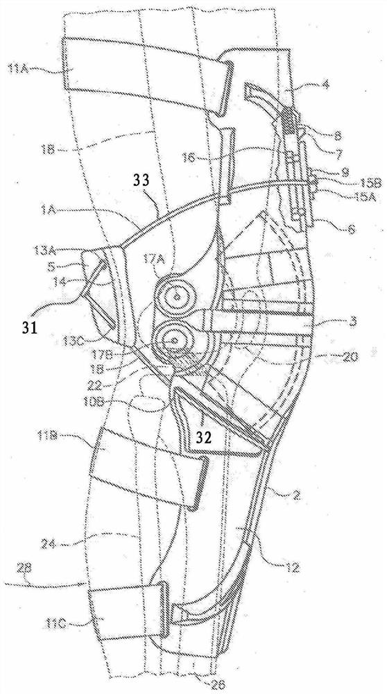 Cable knee brace system