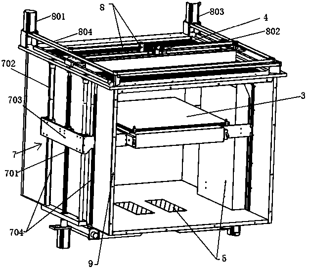 3D printer of double cycle heating constant temperature forming space