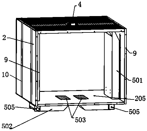 3D printer of double cycle heating constant temperature forming space