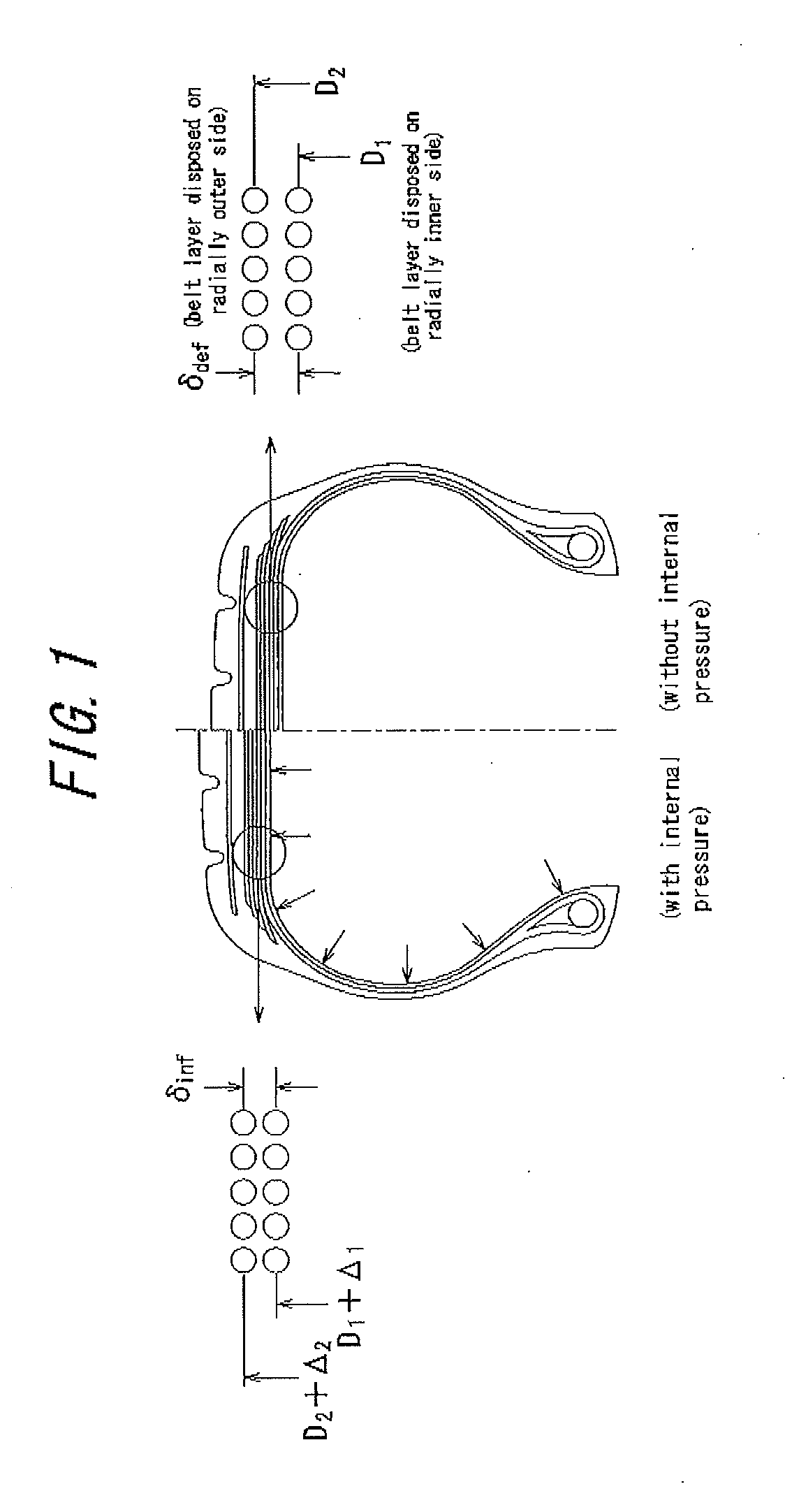 Radial tire for aircraft