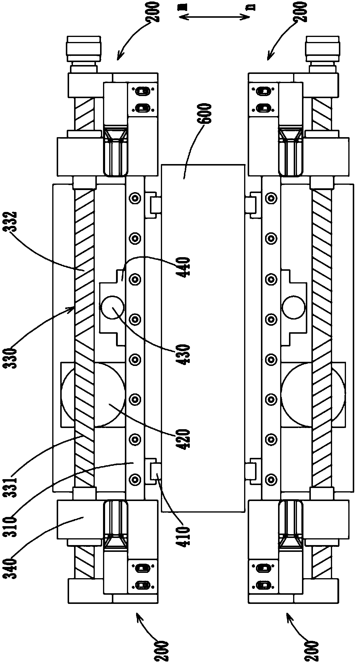 Film-laminating device and film-laminating machine