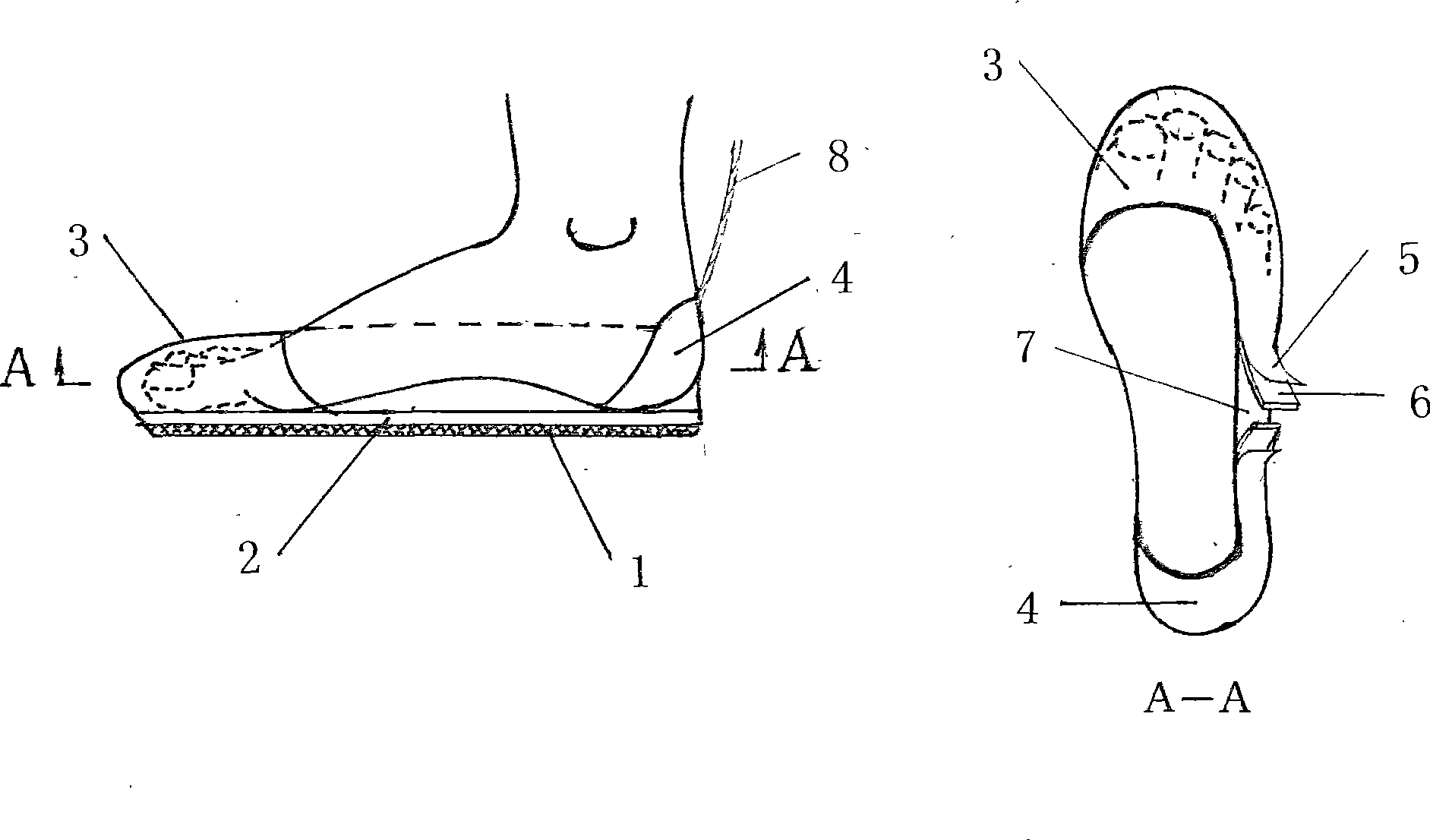 Electrothermal shoe pad