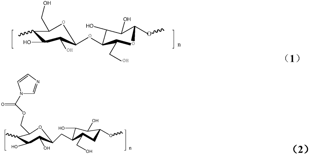 Imidazole ionic liquid modified bacterial cellulose antibacterial film and preparation method thereof