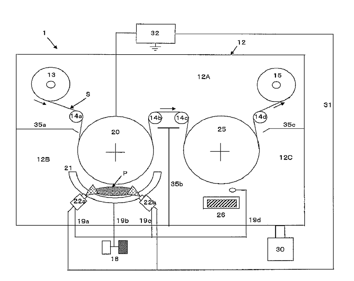 Vapor deposition apparatus having pretreatment device that uses plasma