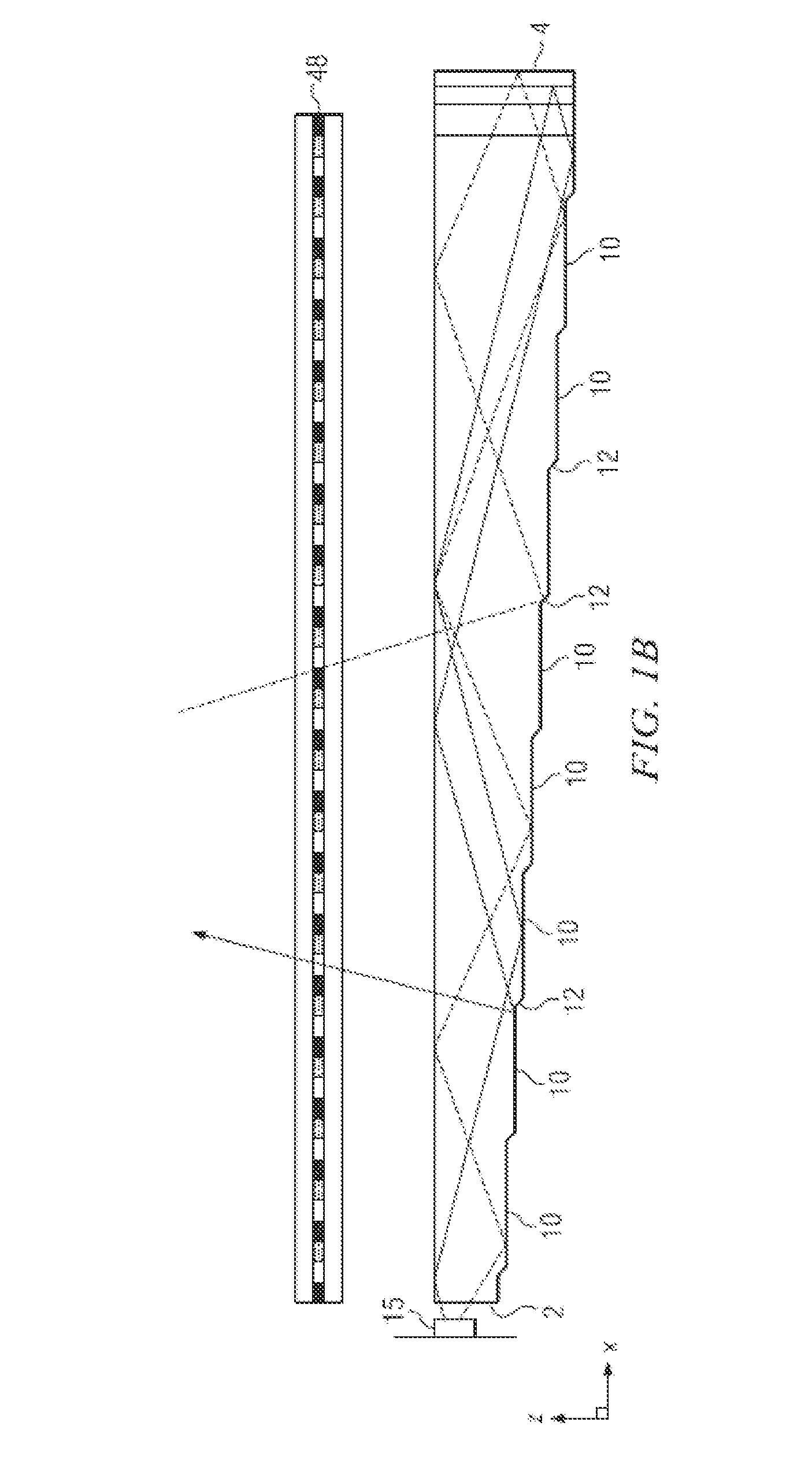 Superlens component for directional display