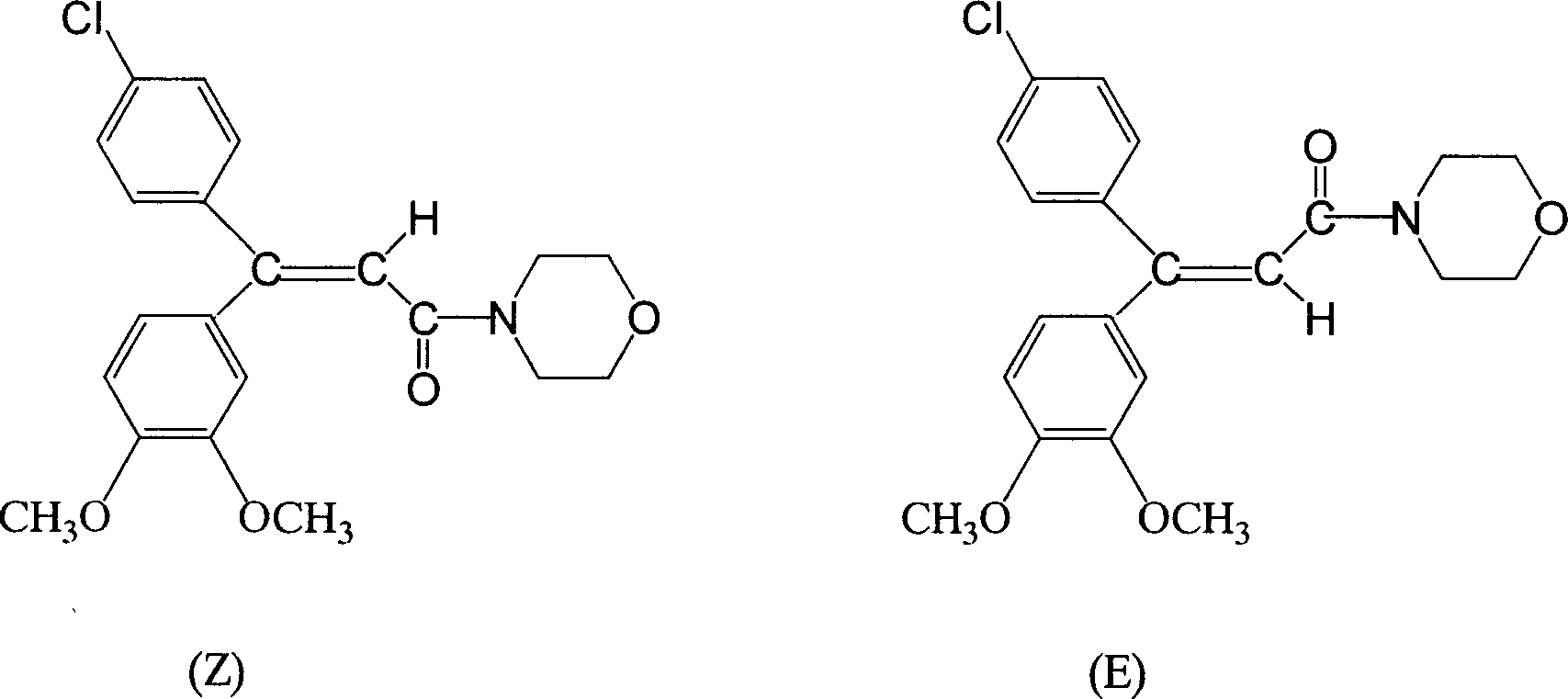 Process for preparing dimethomoph