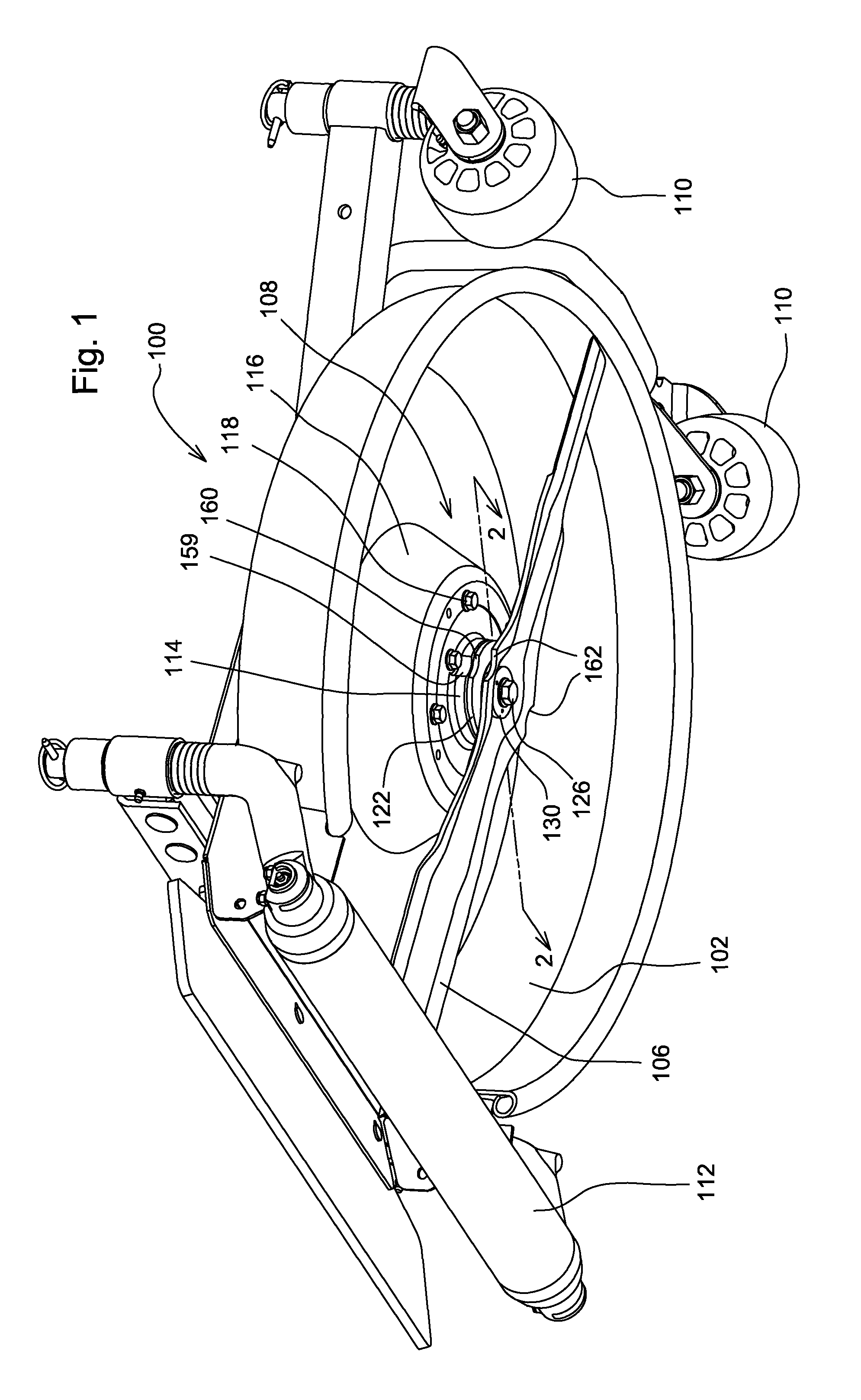 Rotary cutting deck with hydraulic direct driven spindle