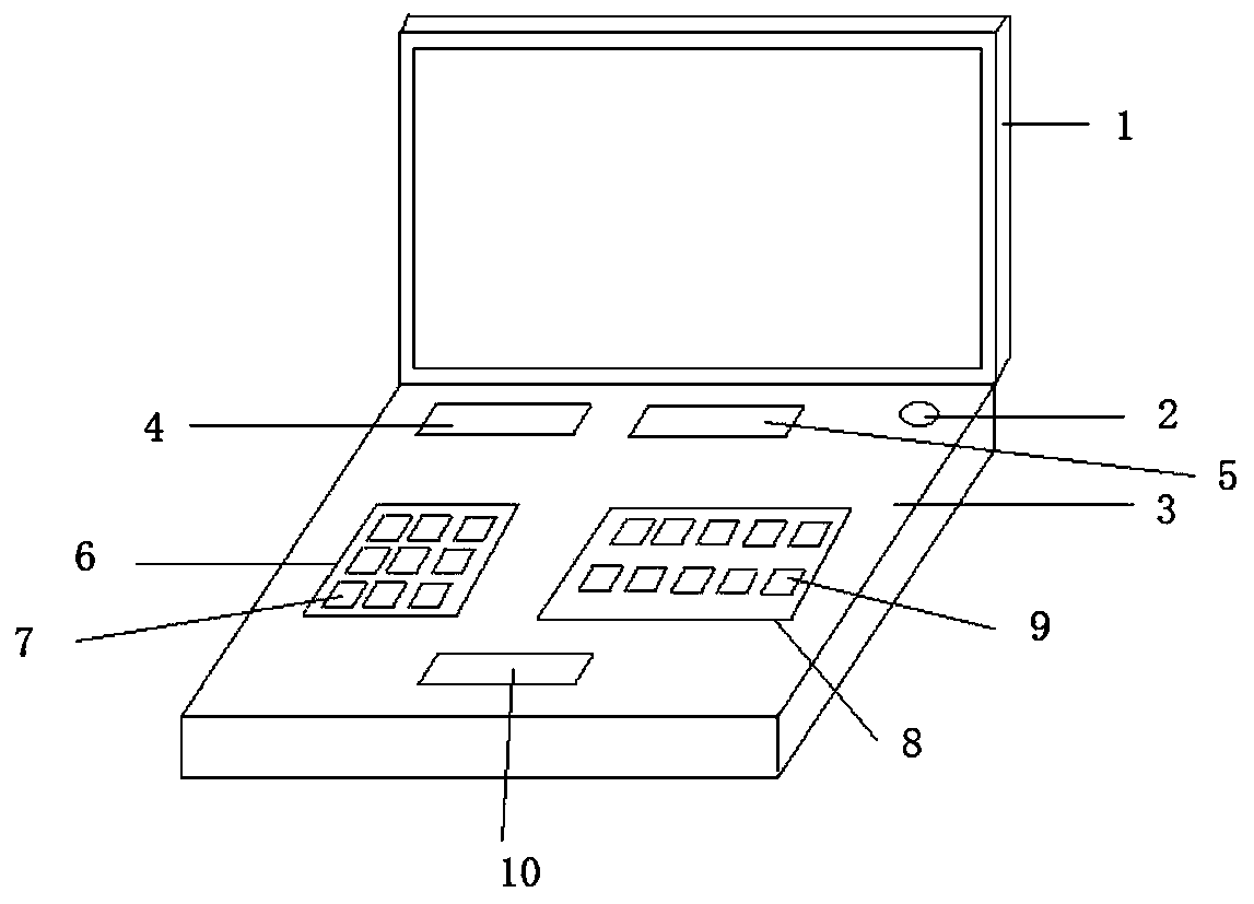 Portable network security attack and defense target range teaching device and use method thereof