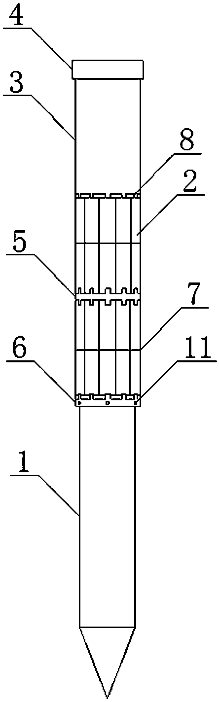 A kind of expansion compaction pile and its construction method to eliminate the negative friction resistance of pile foundation