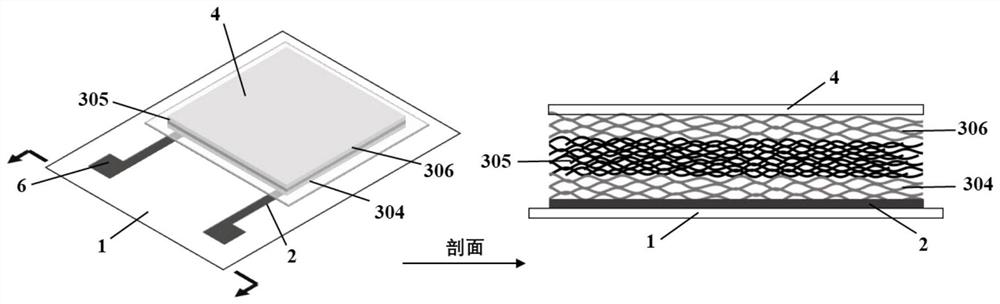 Flexible pressure sensor based on multilayer composite film and preparation method thereof