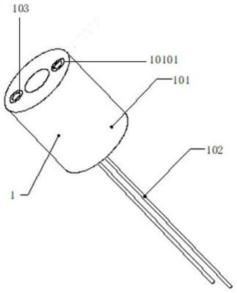 Composite heating body with multiple vent holes