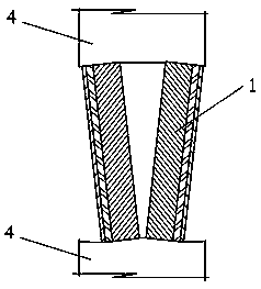 Glass with self-cleaning function, manufacturing method thereof and wall containing glass