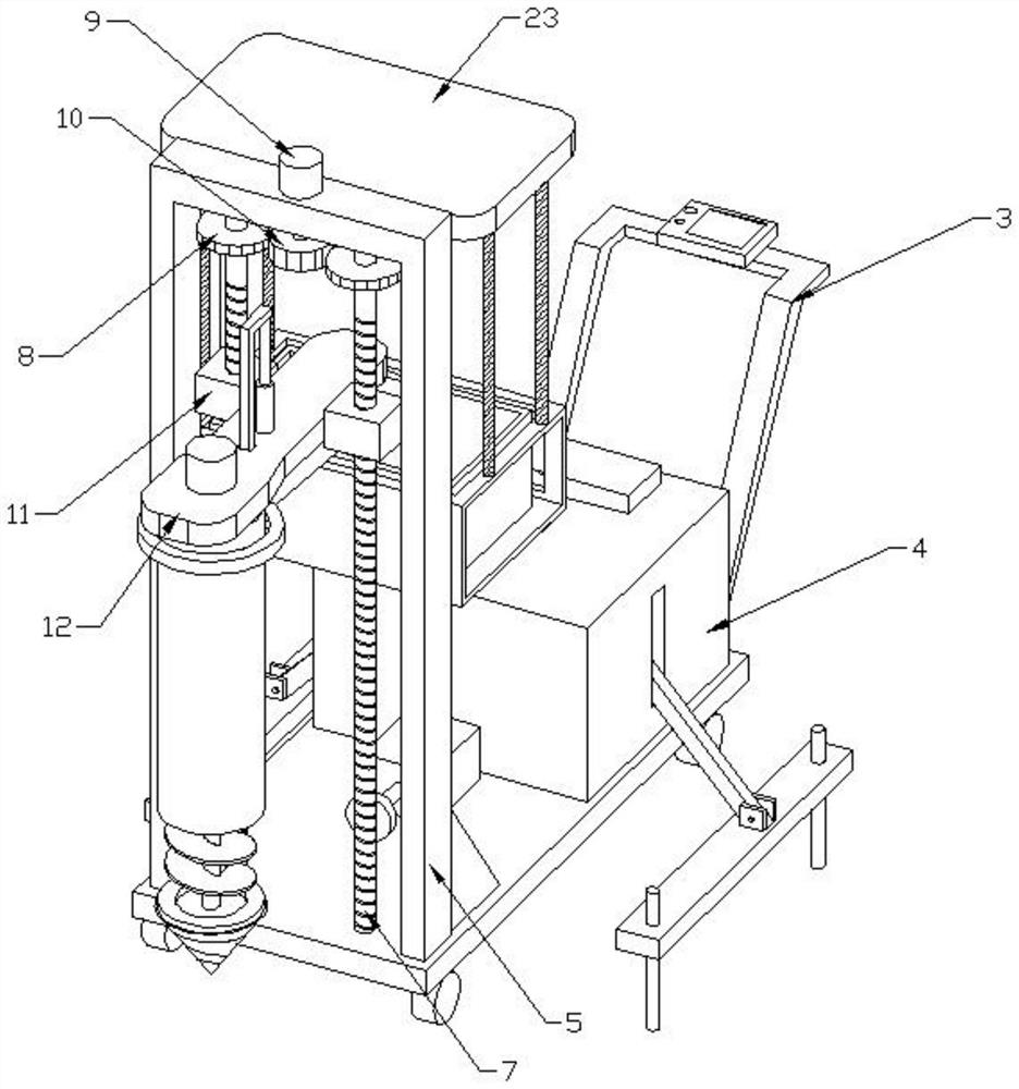 Drilling sampling device for geological exploration