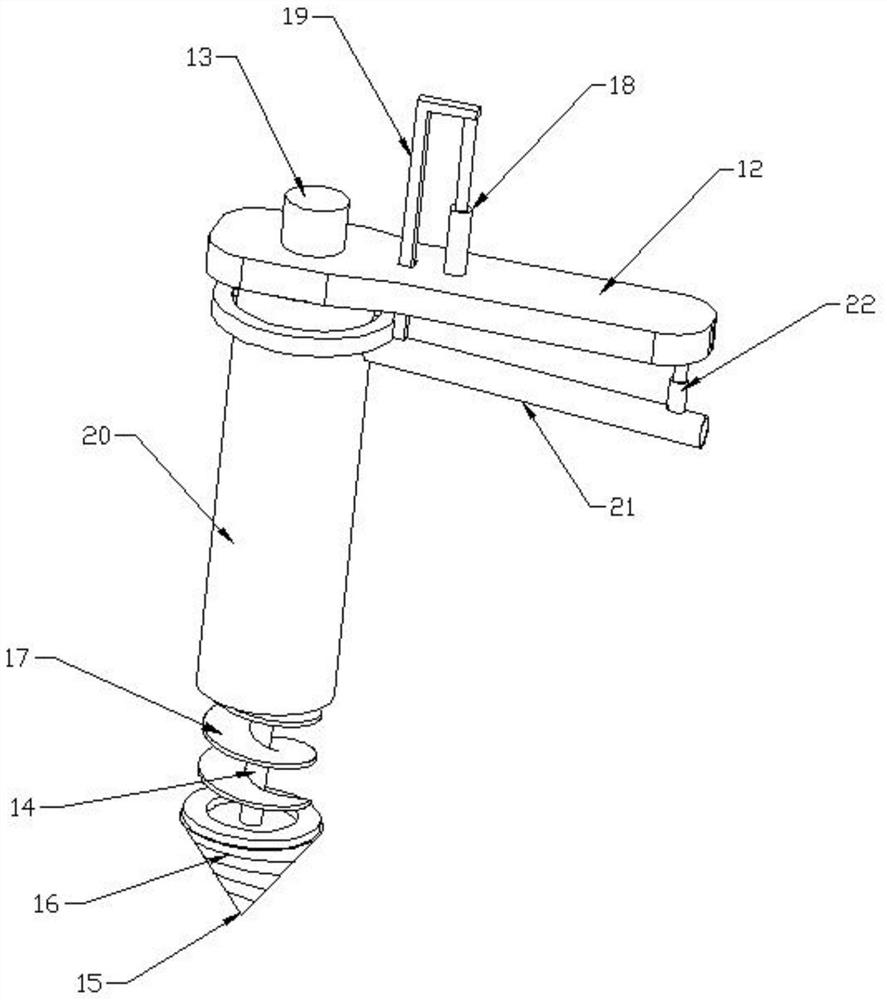 Drilling sampling device for geological exploration