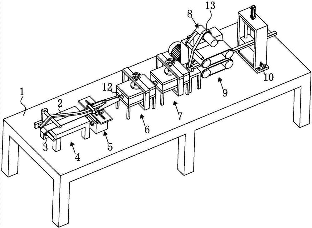 High-speed molding device and preparation method for conductive foam cotton