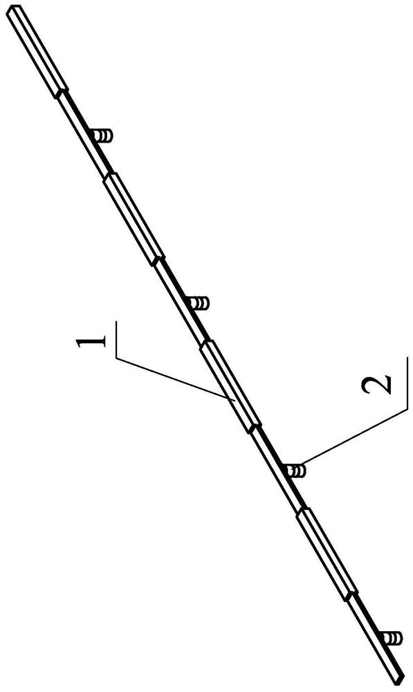 A Variable-Section Acoustic Metamaterial Beam with Two Degrees of Freedom Local Resonance Elements