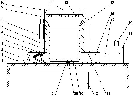 Cleaning device for cutter head of lawn mower