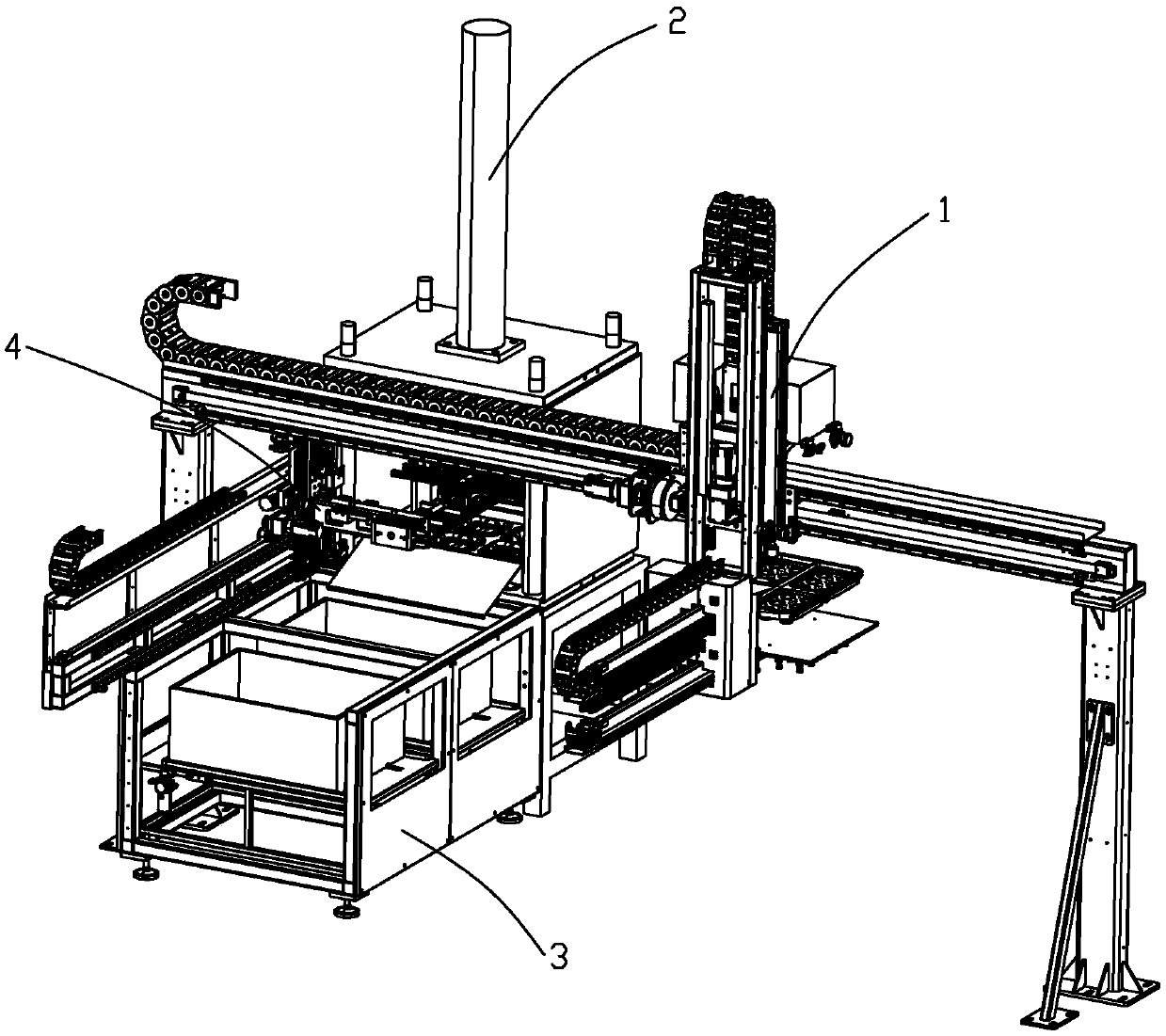 Paper mold auxiliary molding and trimming equipment