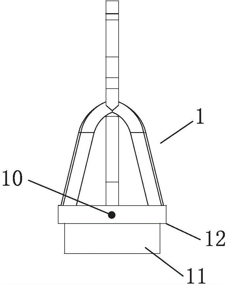 Disposable circumcision anastomat and driver combined structure