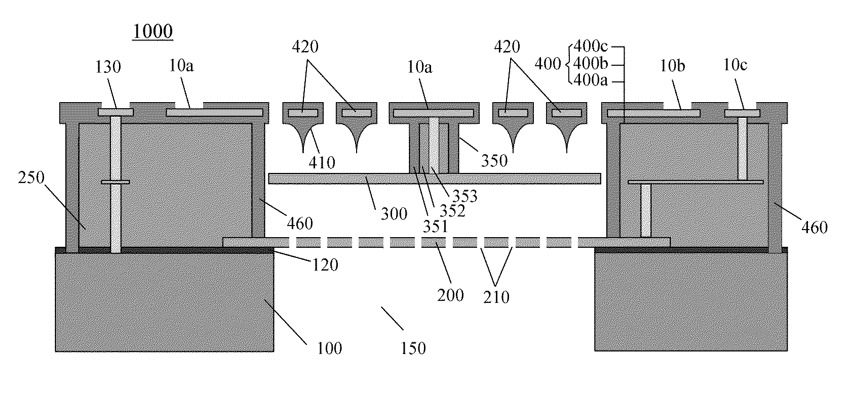 CMOS compatible silicon differential condenser microphone and method for manufacturing the same