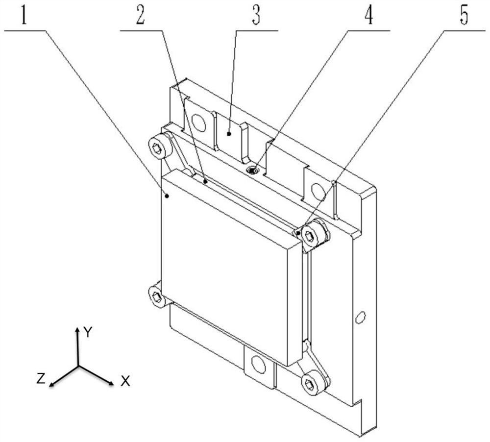 A low temperature and high stability support structure for reflective grating installation