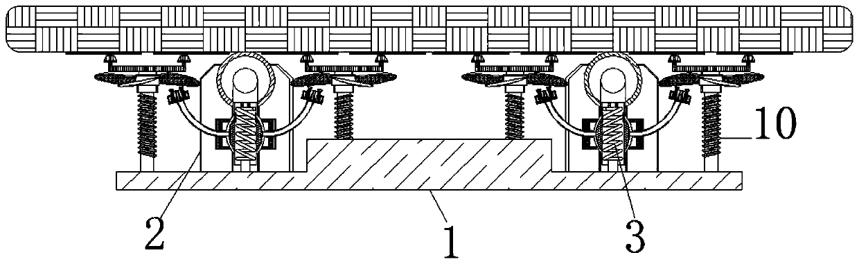 Equipment for detecting steel structure through airflow feedback force