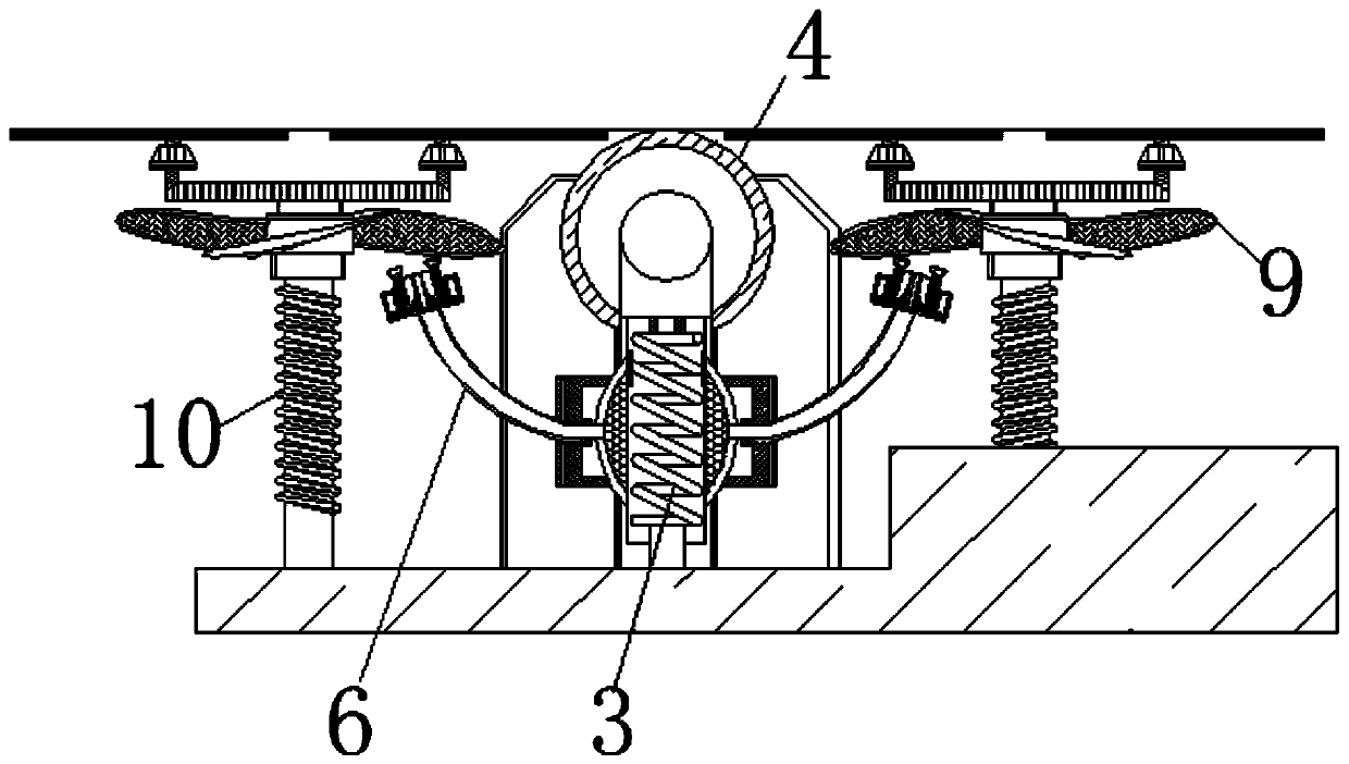 Equipment for detecting steel structure through airflow feedback force