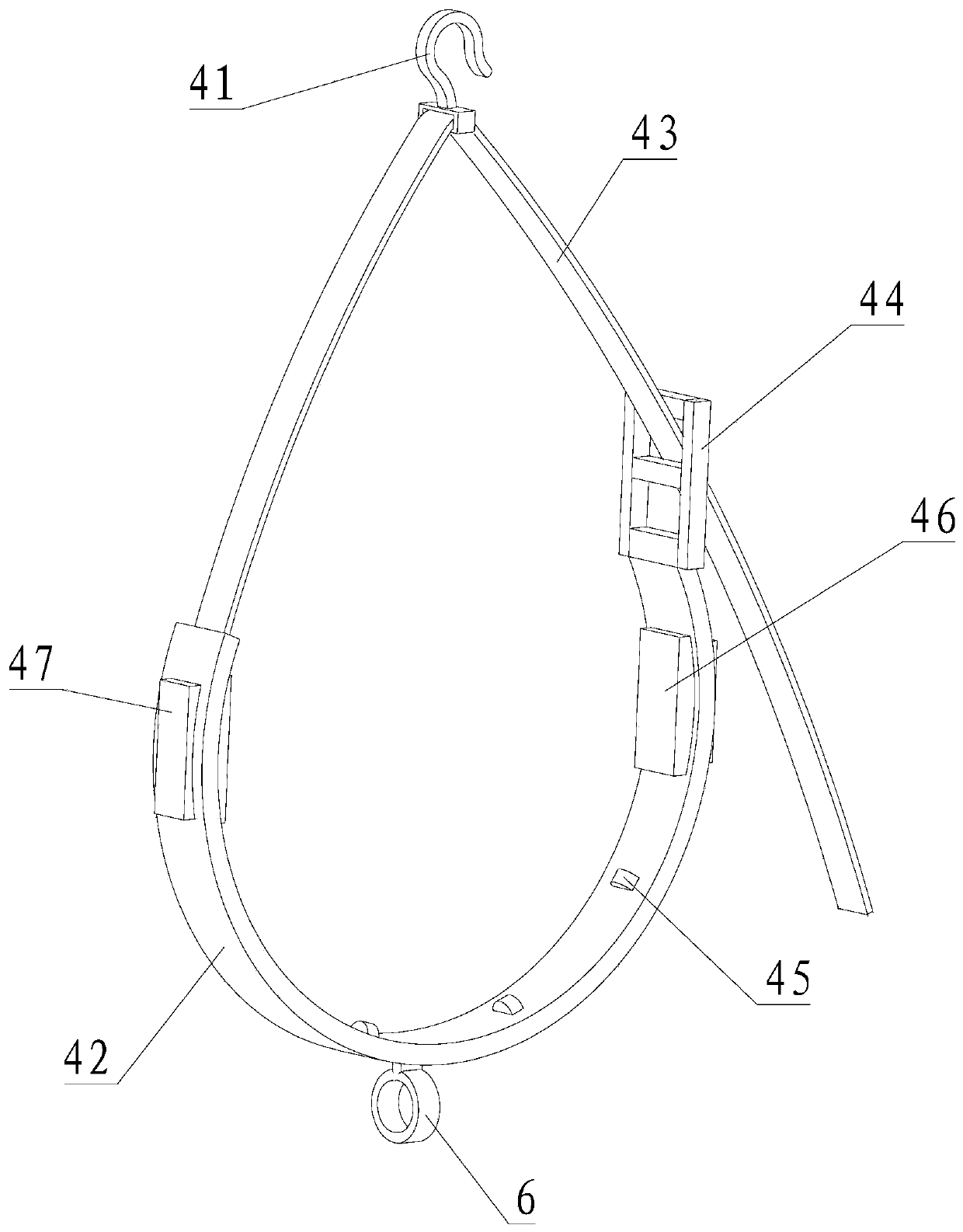 Hoisting type pipeline transportation cart