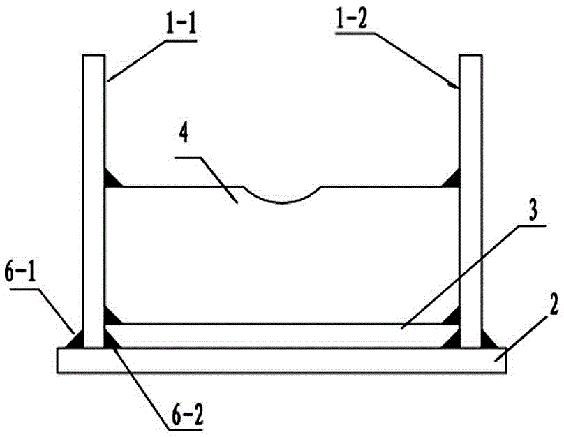 Welding method of column socket of hydraulic support base