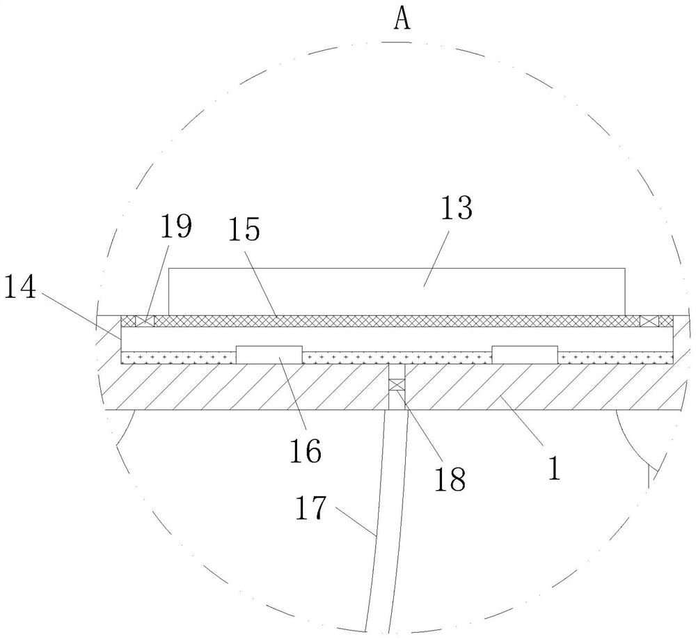 Wall-mounted intelligent office table